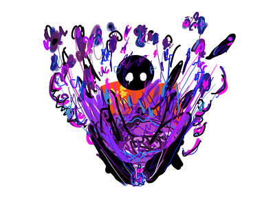 COVID-19 character dark design dribbble fantasy monster pop virus