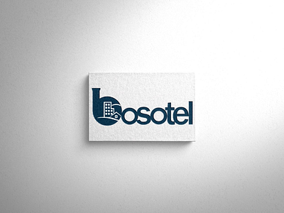 Bosotel Logo branding design hotel logo