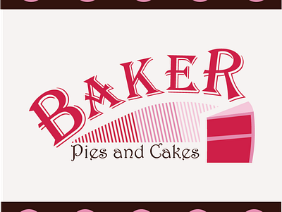 Baker Pies and Cakes Branding design ideas illustration logo