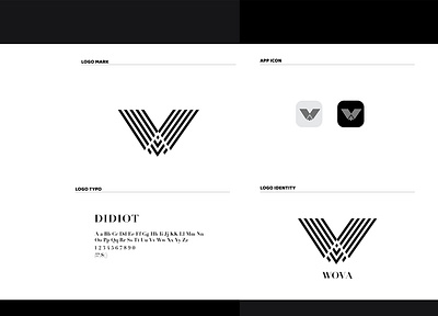 WOVA - FASHION brand identity design logodesign