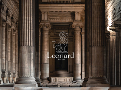 LEONARD - LAWYER brand identity design logo