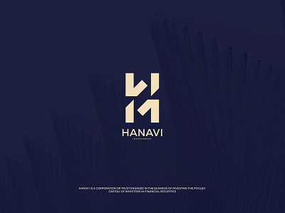 HANAVI - INVESTMENTS branding design logo