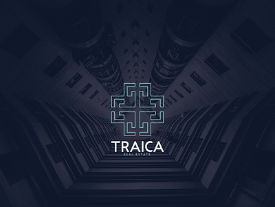 TRAICA / Real Estate branding design icon illustration illustrator logo vector