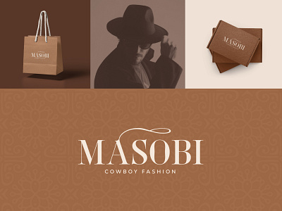 MASOBI - Cowboy Fashion branding design icon illustration illustrator logo vector
