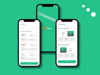 SOAR: A flight booking app app ui ux