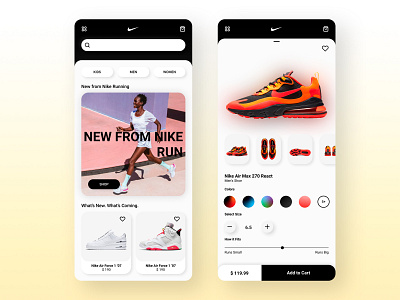 Nike Store - App Design Concept