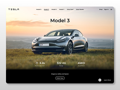 Tesla Model 3  Web