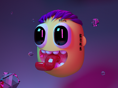 3D Character 3d 3d art c4d cartoon character glossy octane tattoo