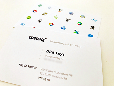 New business cards for unieq