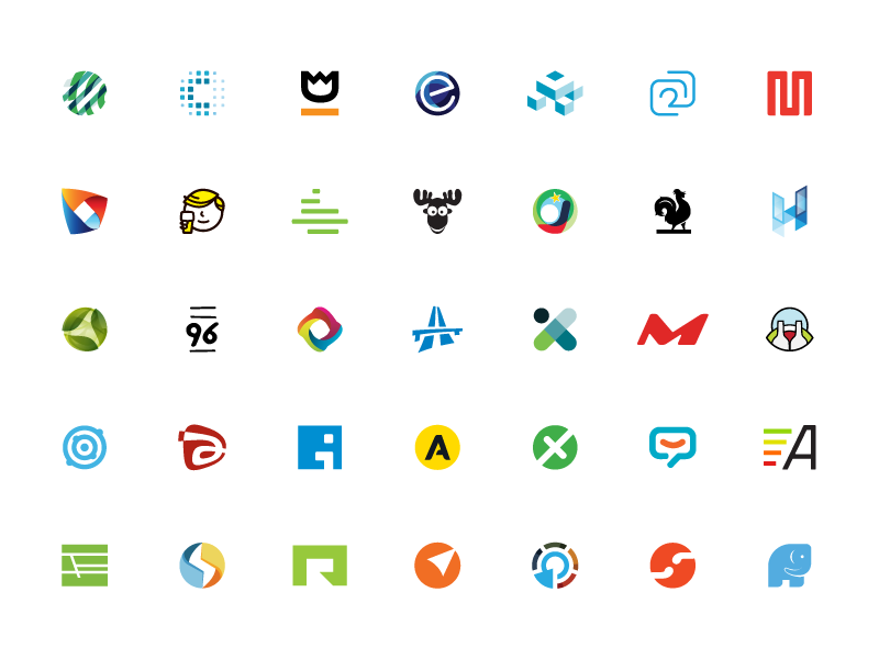 Small collection of logo marks by Dirk Leijs on Dribbble