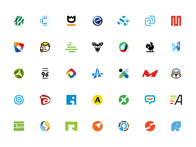 Small collection of logo marks brand and identity branding graphic design logo design logo icon logo mark