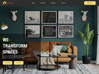 Website for an Interior Designer Firm figma graphic design ui webdesign