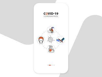 Covid 19 Coronavirus app design at home covid 19 design flash screen illustration india logo mask typography ui uidesign ux ux design vector