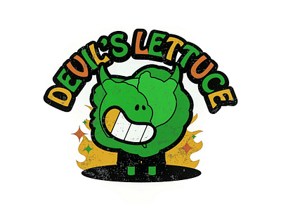the DEVIL'S lettuce cartoon cartoonist corel coreldraw graphicdesign graphicdesigner illustration illustrator logo logodesign merch merchdesign streetwear tshirtdesign tshirtillustration vectordesign vintagedesign