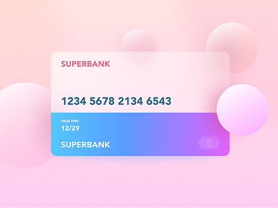 Bank card banking card graphic design motion graphics ui