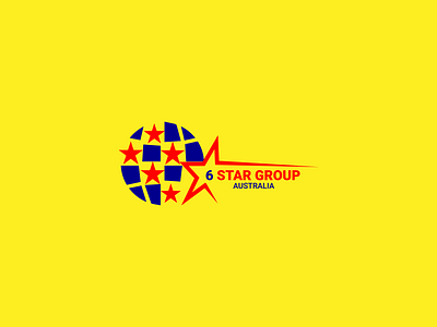 6 star branding creative logo graphic design illustrator logodesign minimal logo modernlogo typography uniquelogo