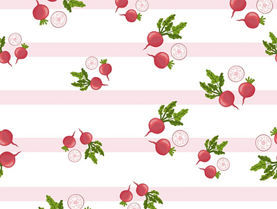 Radish design illustration pattern design radish vector