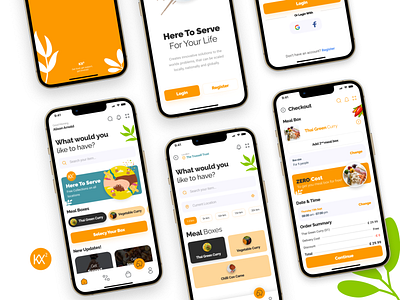 Mobile App Design: KX2 Food Bank