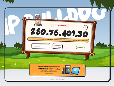 Website Design: IP Bulldog abstract address animation branding design entertaining exclusive figma fun graphic design hero illustration ip landing page prototype show ui ux vector viewer