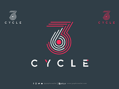 360 CYCLE app branding design graphic design graphicwallet illustration logo typography vector