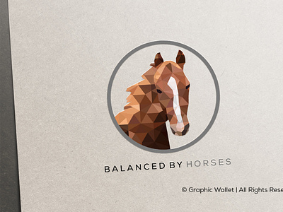 Balanced By Horses branding design graphic design graphicwallet illustration logo vector