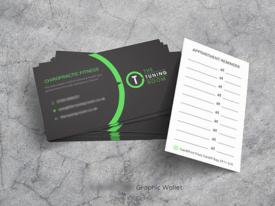 Tuning Room - Business Card branding businesscard design graphic design graphicwallet illustration logo vector