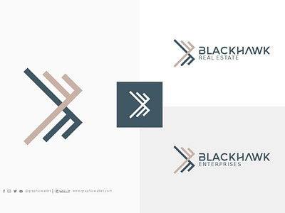 Blackhawk Real Estate branding design graphic design graphicwallet illustration logo typography ui ux vector