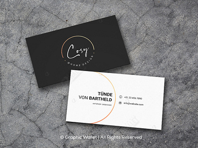 Cosy@Home Design - Business Card