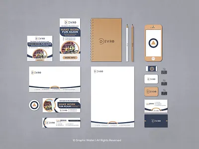 Devro - Branding Kit #1 branding design graphic design graphicwallet illustration logo typography ui ux vector