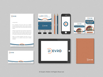 Devro - Branding Kit #2 branding design graphic design graphicwallet illustration logo typography ui ux vector