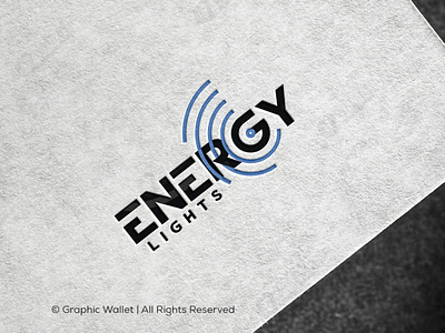 Energy Lights branding design graphic design graphicwallet illustration logo typography ui ux vector