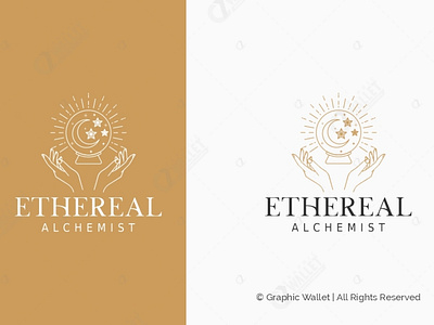 Ethereal Alchemist branding design graphic design graphicwallet illustration logo typography ui ux vector