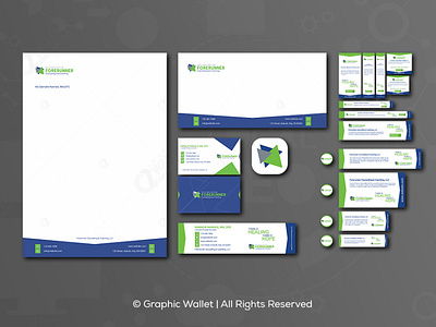 Forerunner - Branding Kit branding design graphic design graphicwallet illustration logo typography ui ux vector