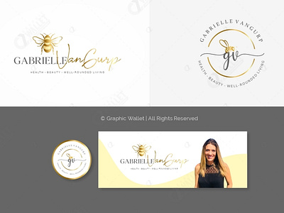 Gabrielle VanGurp - Social Media Kit branding design graphic design graphicwallet illustration logo typography ui ux vector