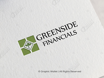 Greenside Financials branding design graphic design graphicwallet illustration logo typography ui ux vector