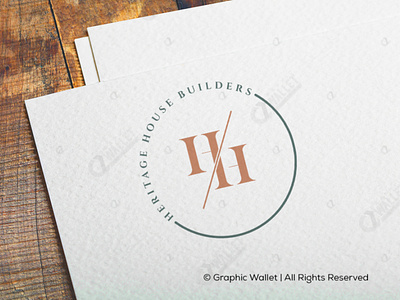 Heritage House Builders #2 branding design graphic design graphicwallet illustration logo typography ui ux vector