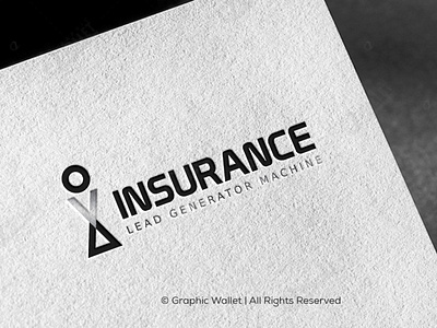 Insurance Lead Generator Machine branding design graphic design graphicwallet illustration logo typography ui ux vector