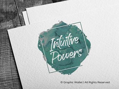 Intuitive Powers branding design graphic design graphicwallet illustration logo typography ui ux vector