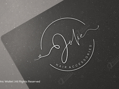 Jolie Hair Accessories #2 branding design graphic design graphicwallet illustration logo typography ui ux vector