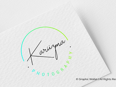 Kariizma Photography branding design graphic design graphicwallet illustration logo typography ui ux vector