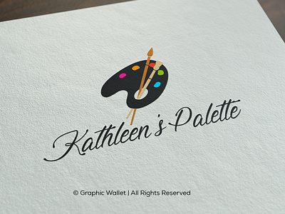 Kathleen's Palette branding design graphic design graphicwallet illustration logo typography ui ux vector