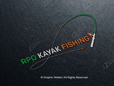 RPO KAYAK FISHING #1 branding design graphic design graphicwallet illustration logo typography ui ux vector