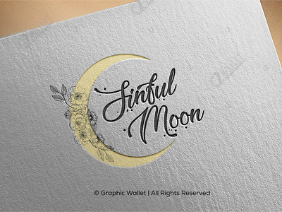 Sinful Moon 3d animation branding design graphic design graphicwallet illustration logo motion graphics typography ui ux vector