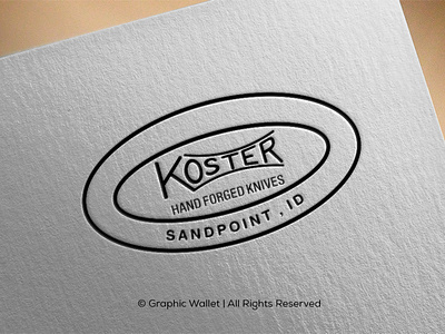 KOSTER – HAND FORGED KNIVES - SANDPOINT 3d animation branding design graphic design graphicwallet illustration logo motion graphics typography ui ux vector
