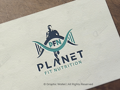 Planet Fit Nutrition 3d animation branding design graphic design graphicwallet illustration logo motion graphics typography ui ux vector