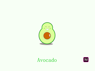 Avocado adobexd avocado character xd xd design