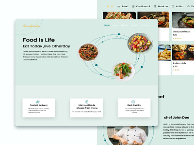 Foodiesto food foodiesto menu typography ui userinterfase webdesign