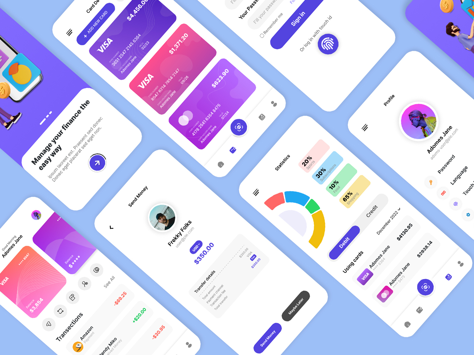 Finance App Ui Design By Raisul Islam Shagor On Dribbble