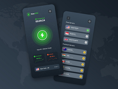 StacVPN - App Ui Design