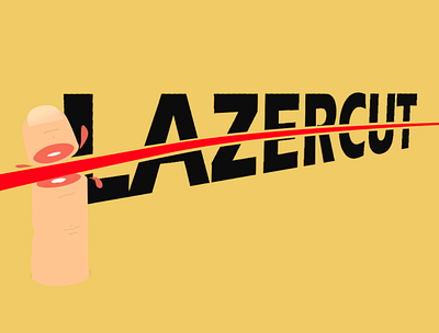Lazercut - Cover Art cover art graphic design
